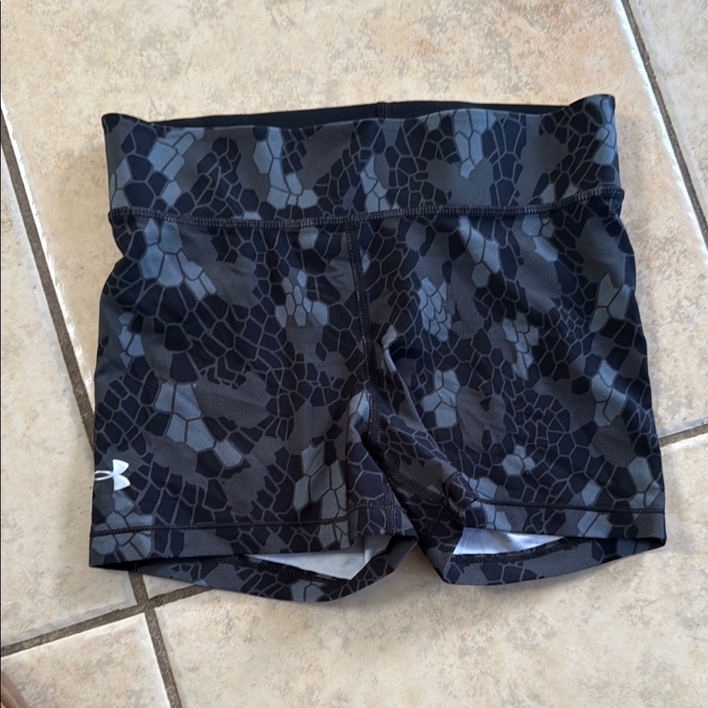 Under Armour Black and Gray Athletic Shorts